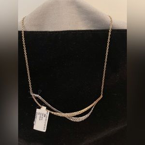 Alexis Bittar Double Bar Crystal Necklace